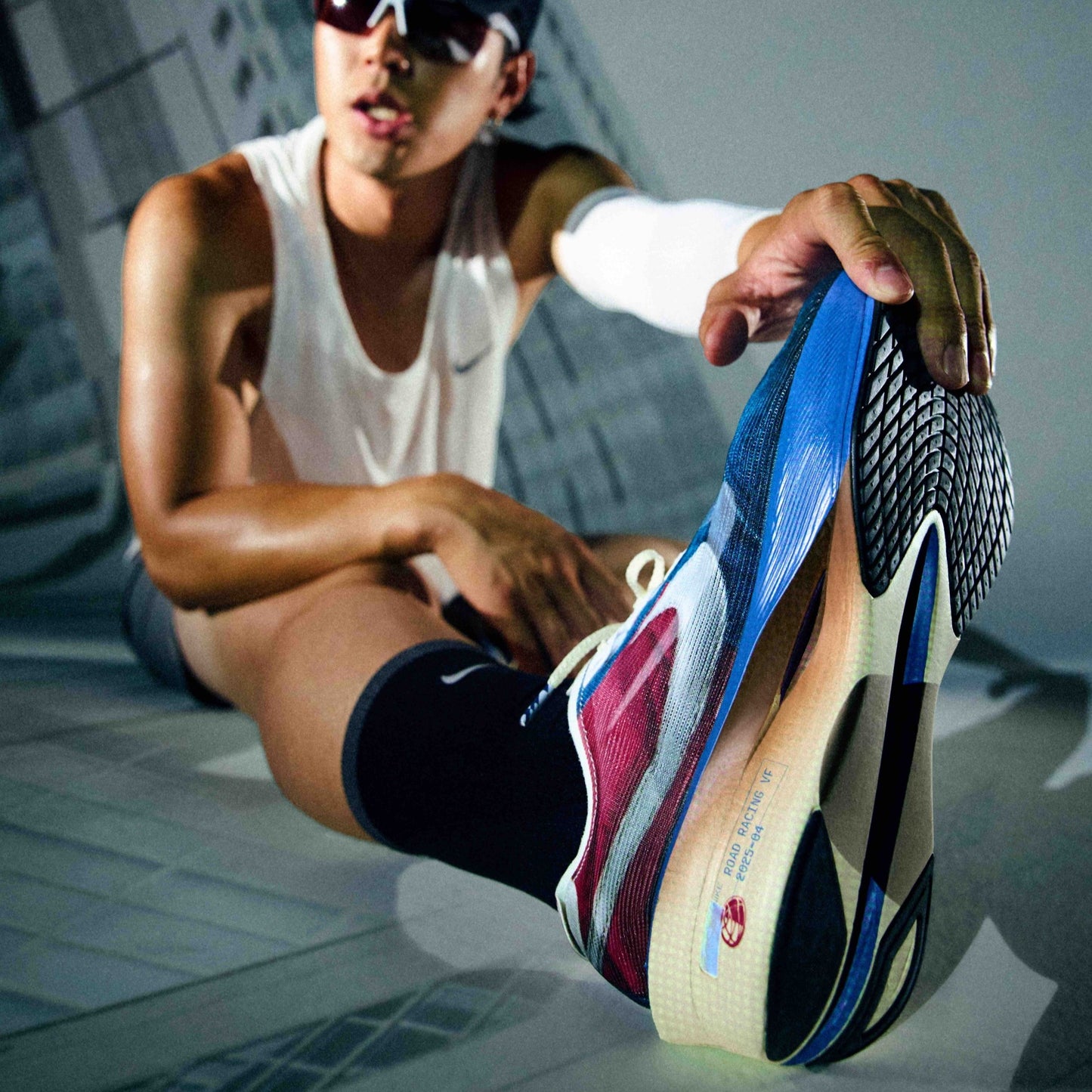 Nike Vaporfly 4 | Multi-Colour / Mountain Blue / Fire Red / Clear | Mens