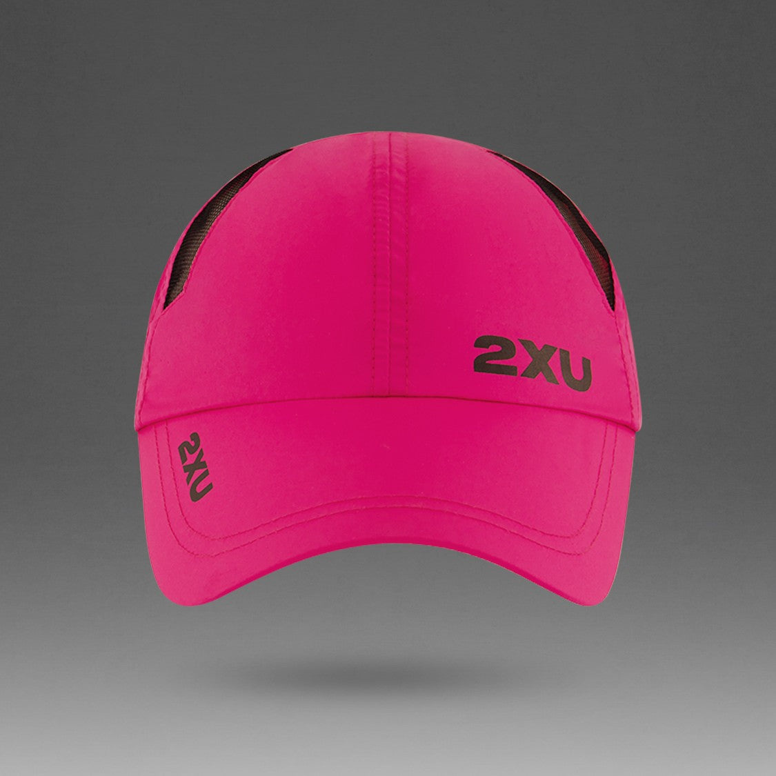 2XU Run Cap | Fuchsia / Black
