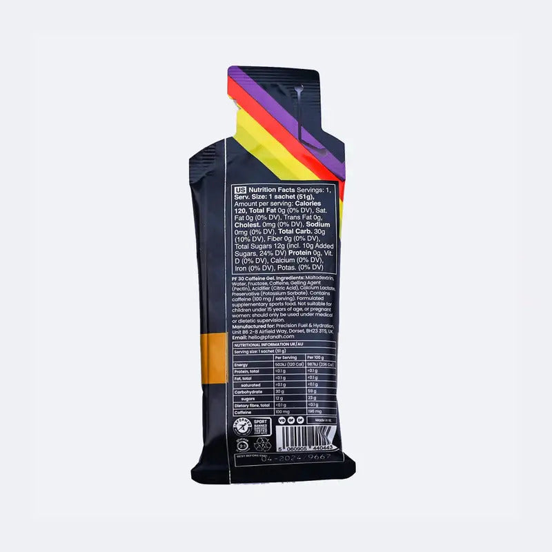 Precision Fuel PF 30 Gel Caffeinated (15 Pack)