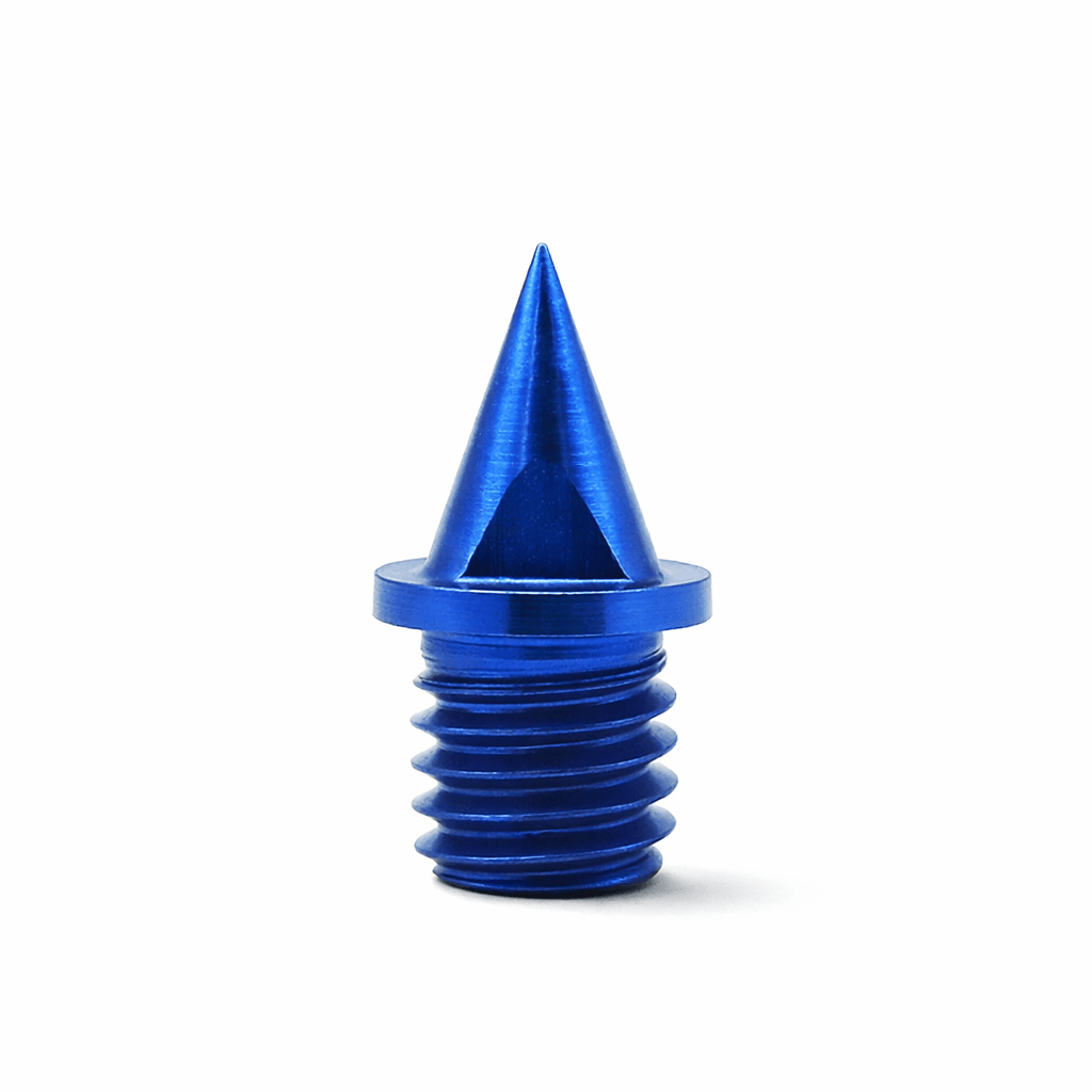 6mm Carbon Lite Pyramid Track Spikes | Blue | 12 Pack