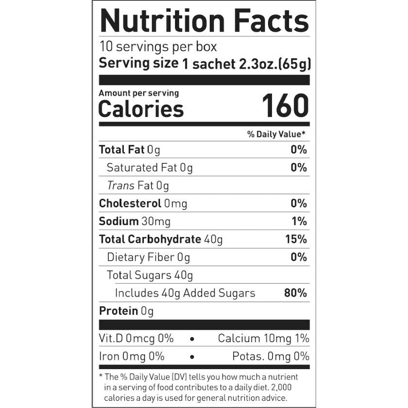 High Carb Nutrition Pack