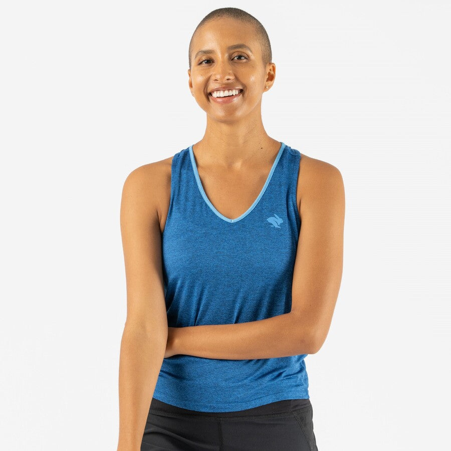 rabbit EZ Vee Tank | Classic Blue | Womens
