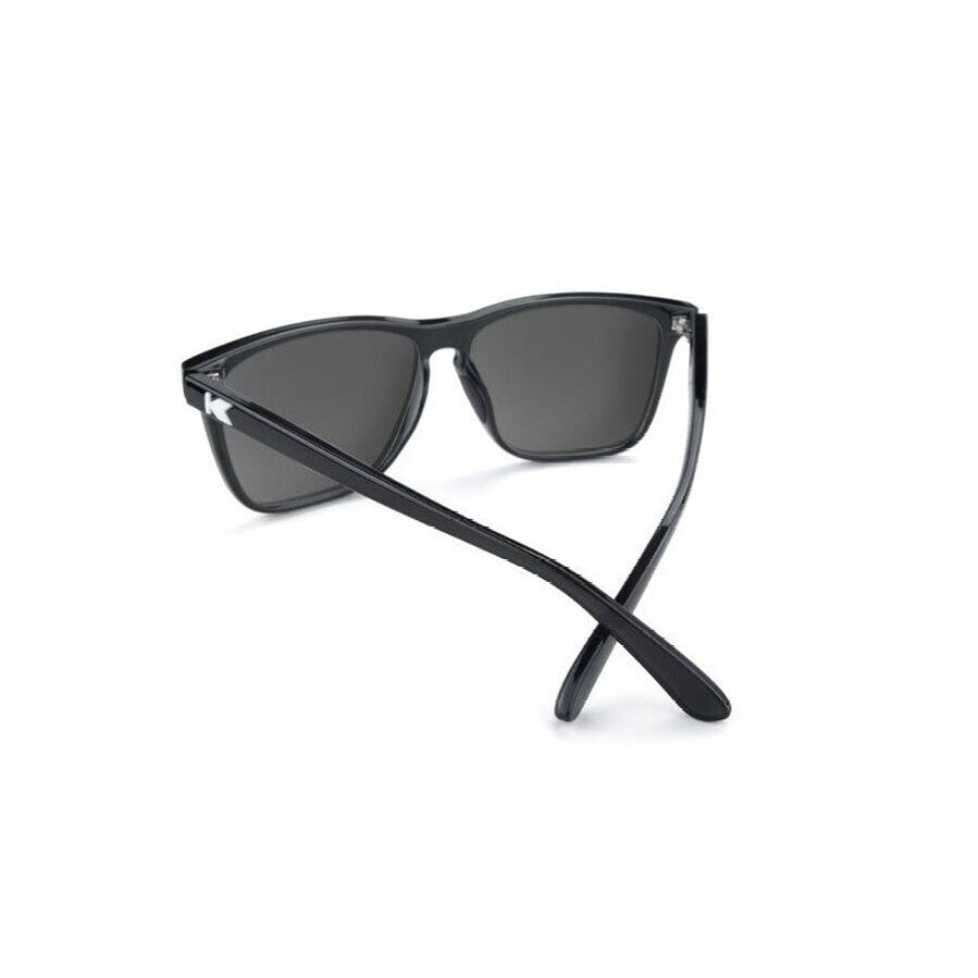 Knockaround Sunglasses | Fast Lanes Sport | Jelly Black / Sky Blue