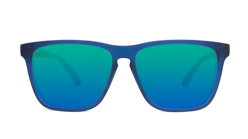 Knockaround Sunglasses | Fast Lanes Sport | Rubberized Navy / Mint