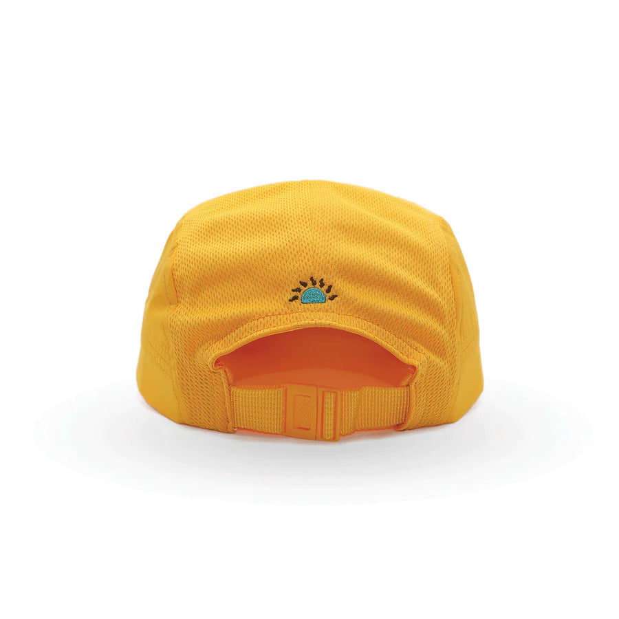 Helios Ultralight 7 Panel Running Cap | Firm Brim | Yellow