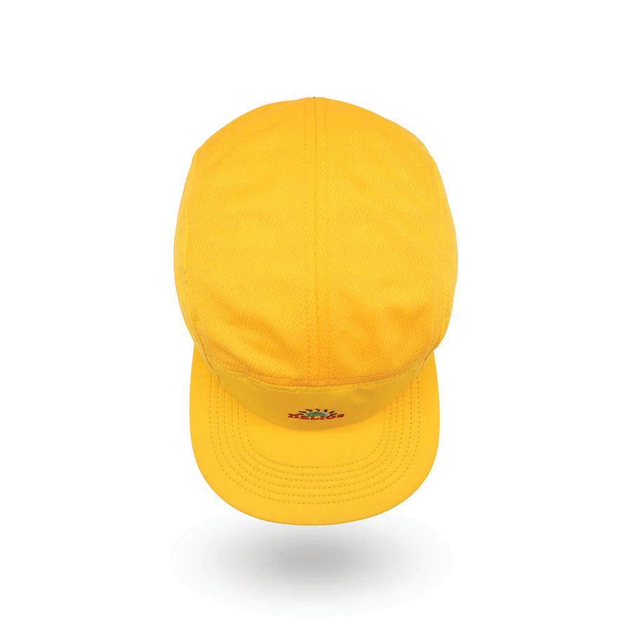 Helios Ultralight 7 Panel Running Cap | Firm Brim | Yellow