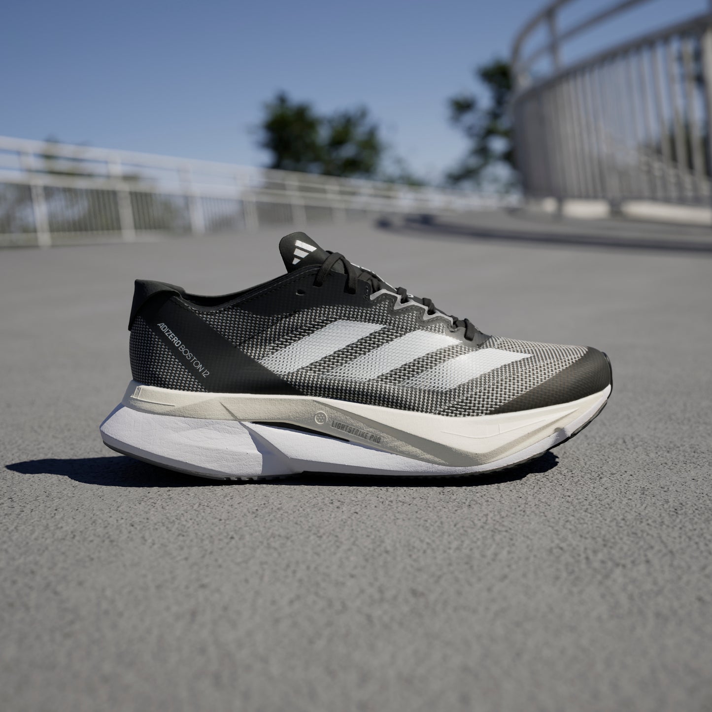 adidas Adizero Boston 12 | Core Black / Footwear White / Carbon | Womens