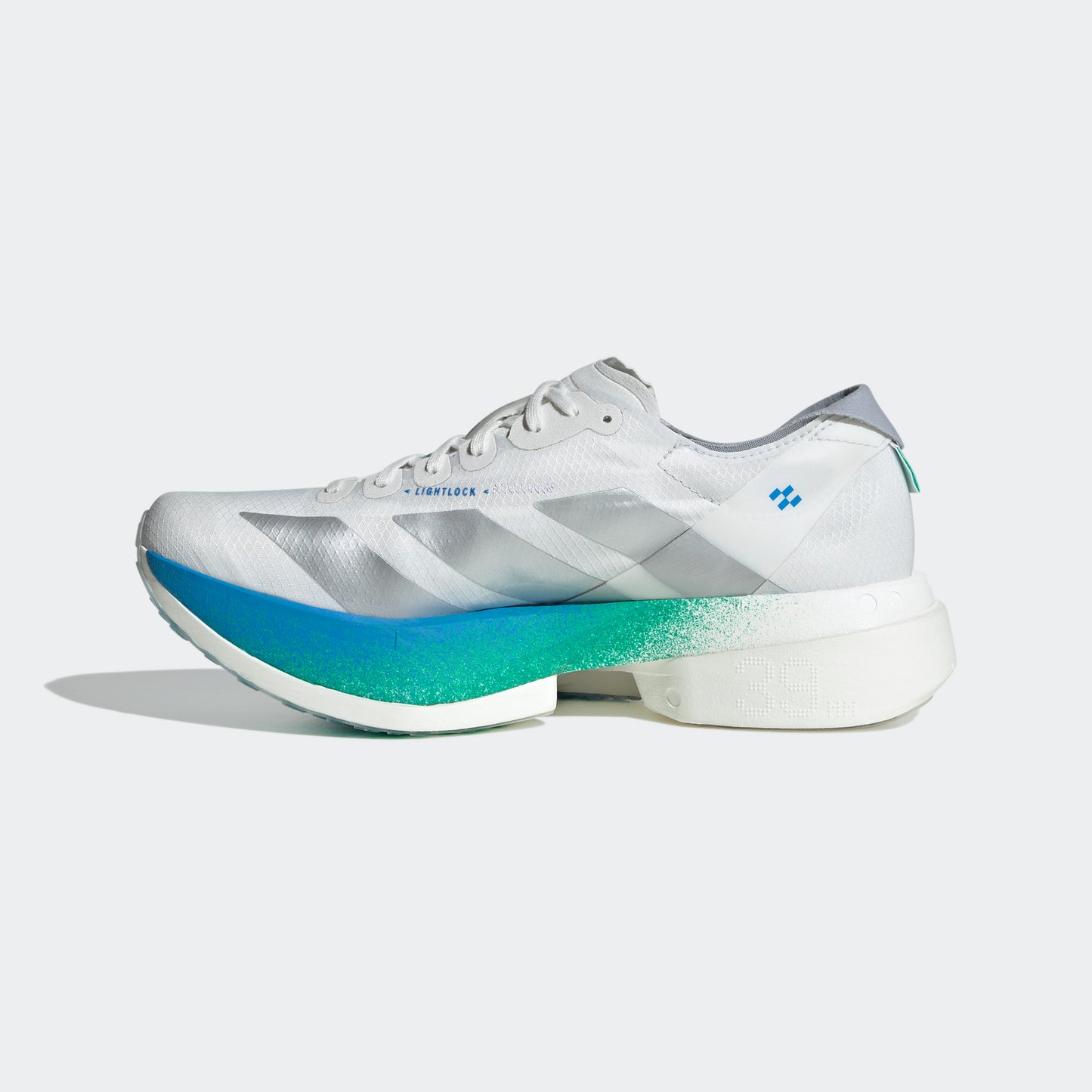adidas Adizero Adios Pro 4 | Crystal White / Matte Silver / Glory Green | Womens