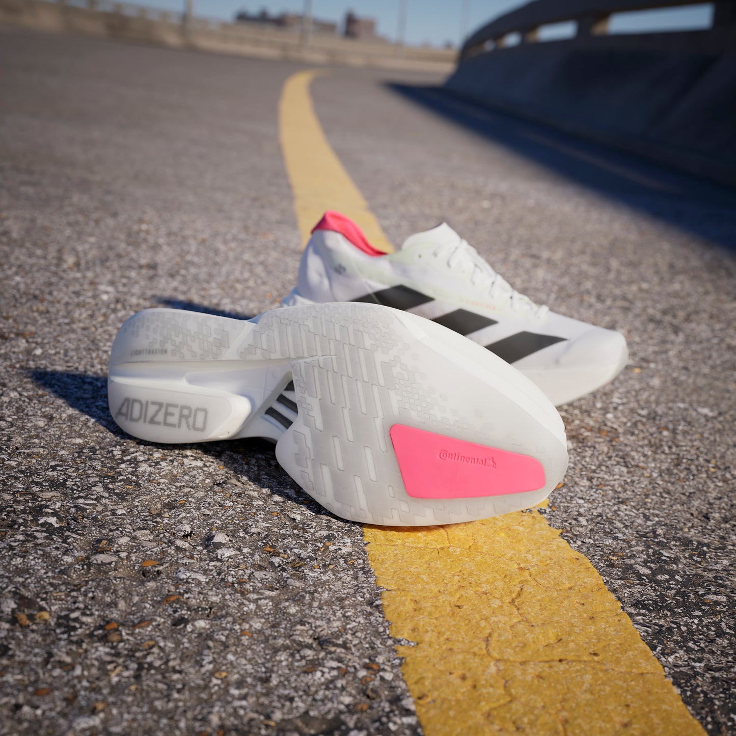 adidas Adizero Adios Pro 4 | Footwear White / Core Black / Silver Metallic | Mens