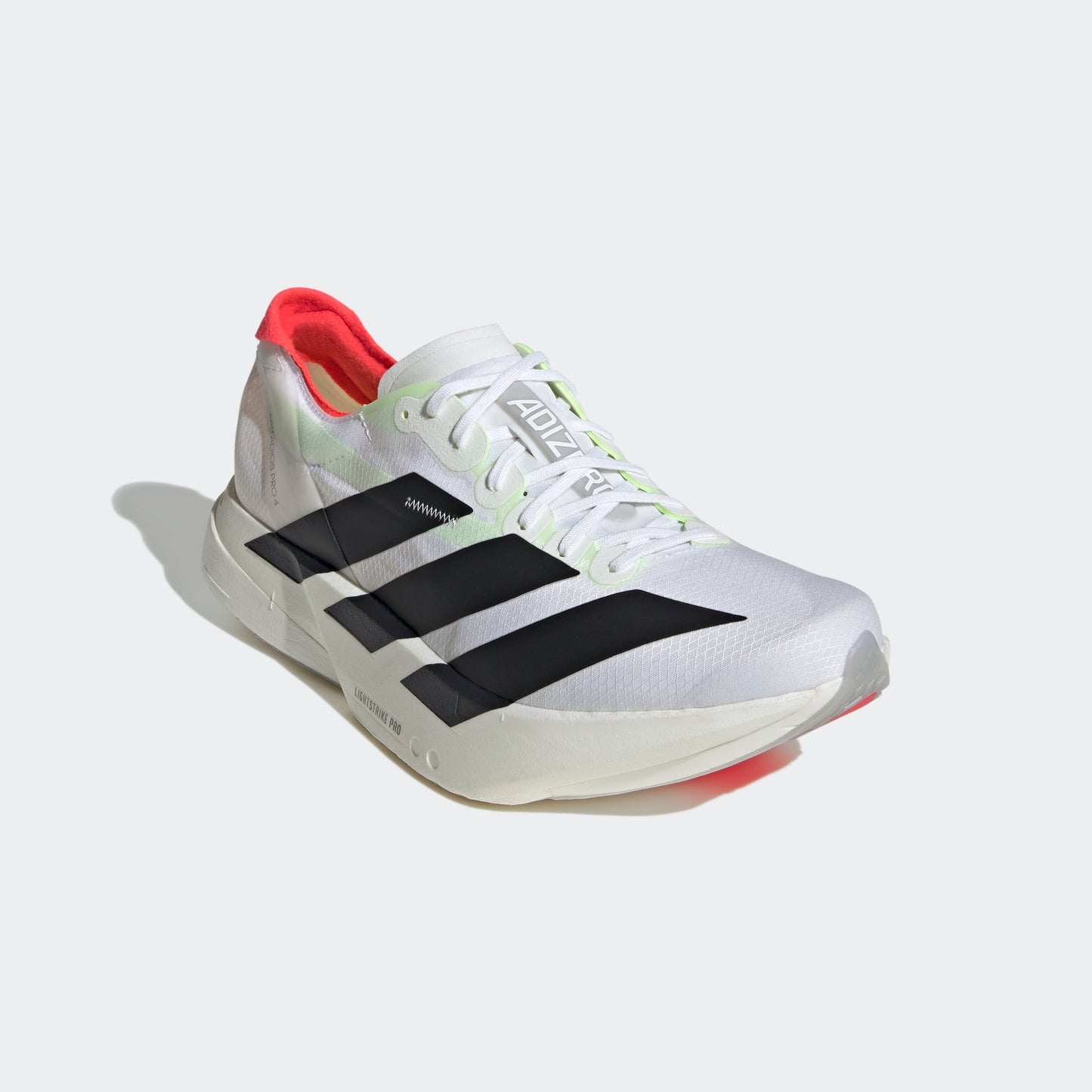 adidas Adizero Adios Pro 4 | Footwear White / Core Black / Silver Metallic | Mens