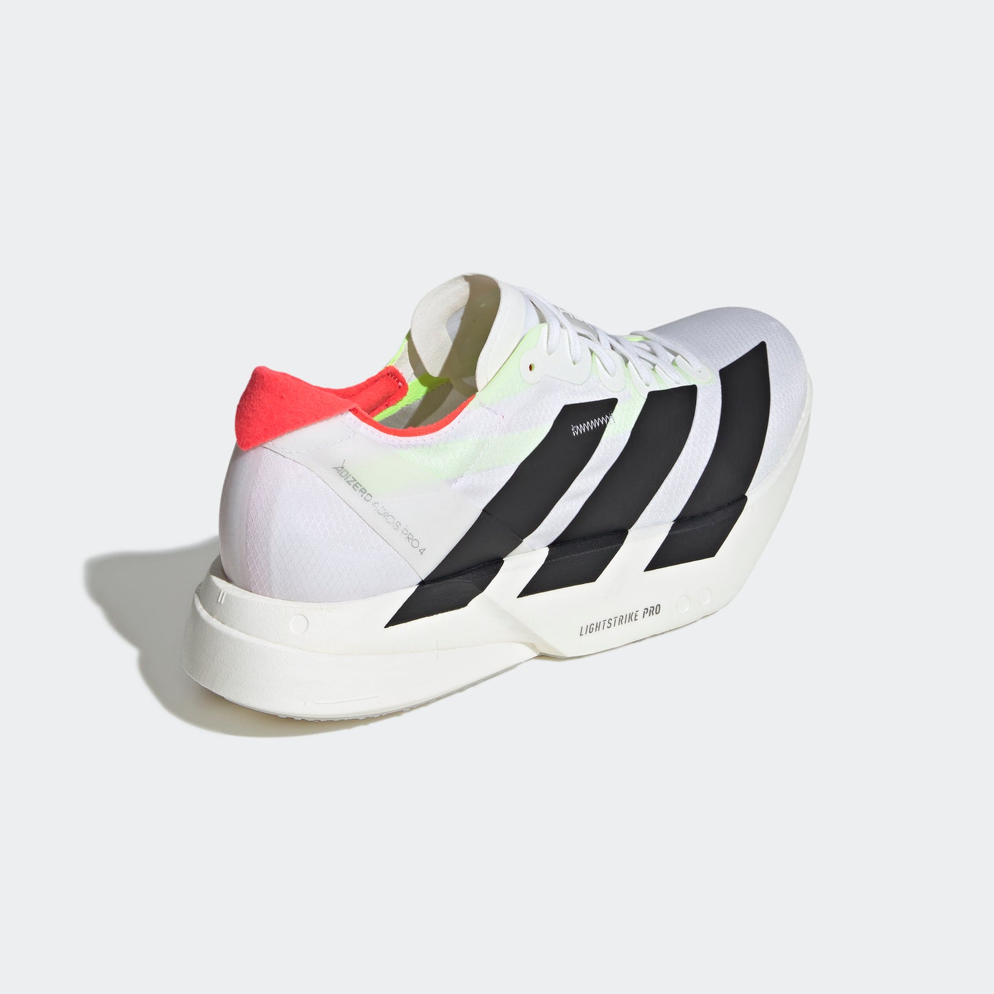 adidas Adizero Adios Pro 4 | Footwear White / Core Black / Silver Metallic | Mens