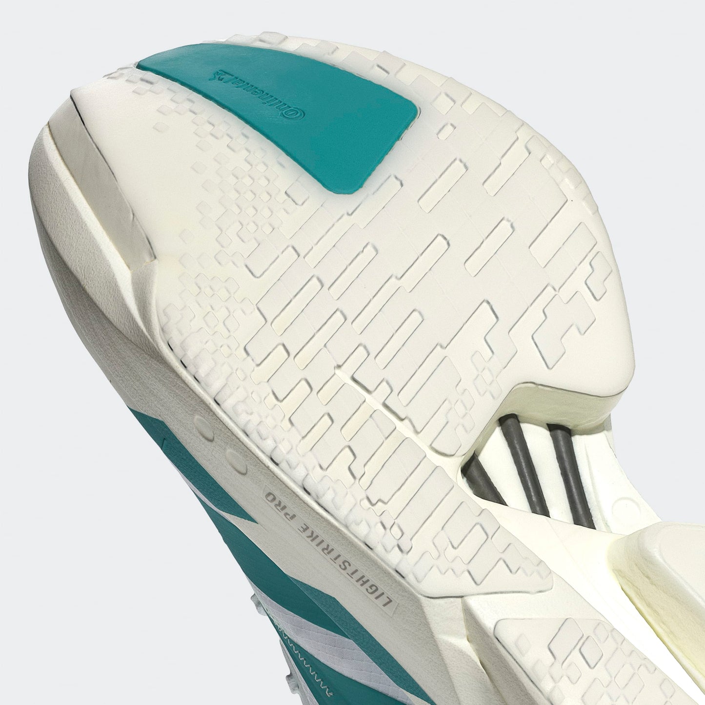 adidas Adizero Adios Pro 4 | Footwear White / Pure Teal / Carbon | Mens