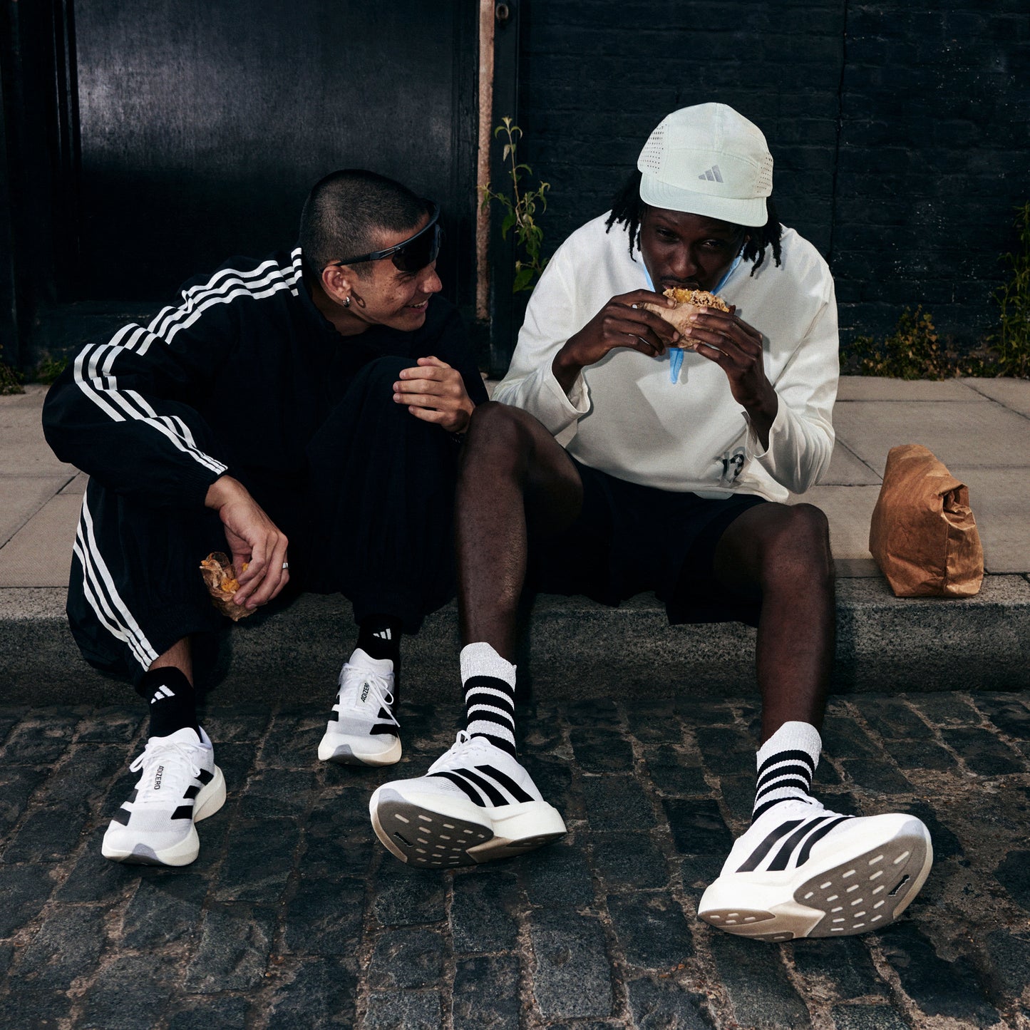 adidas Adizero Evo SL | Cloud White / Core Black | Mens