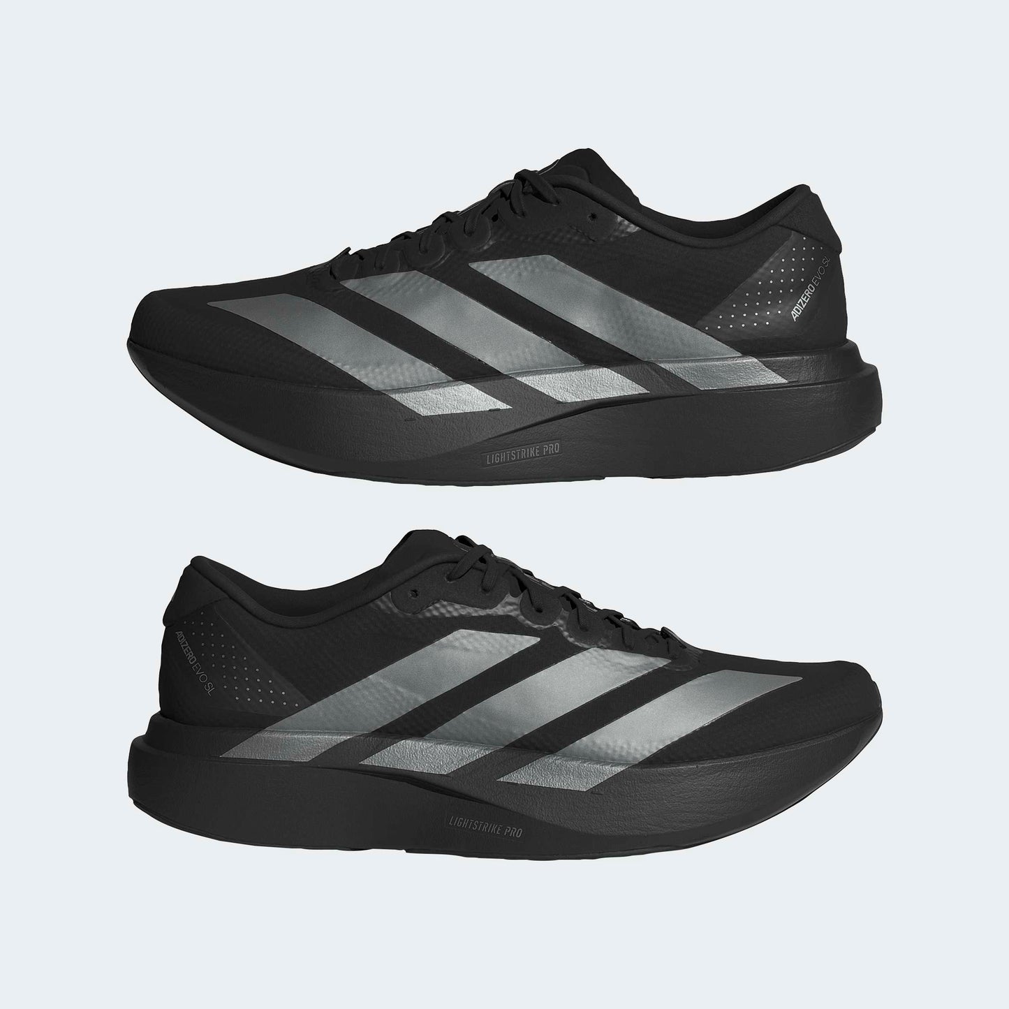 adidas Adizero Evo SL Woven | Core Black / Iron Metallic / Carbon | Mens