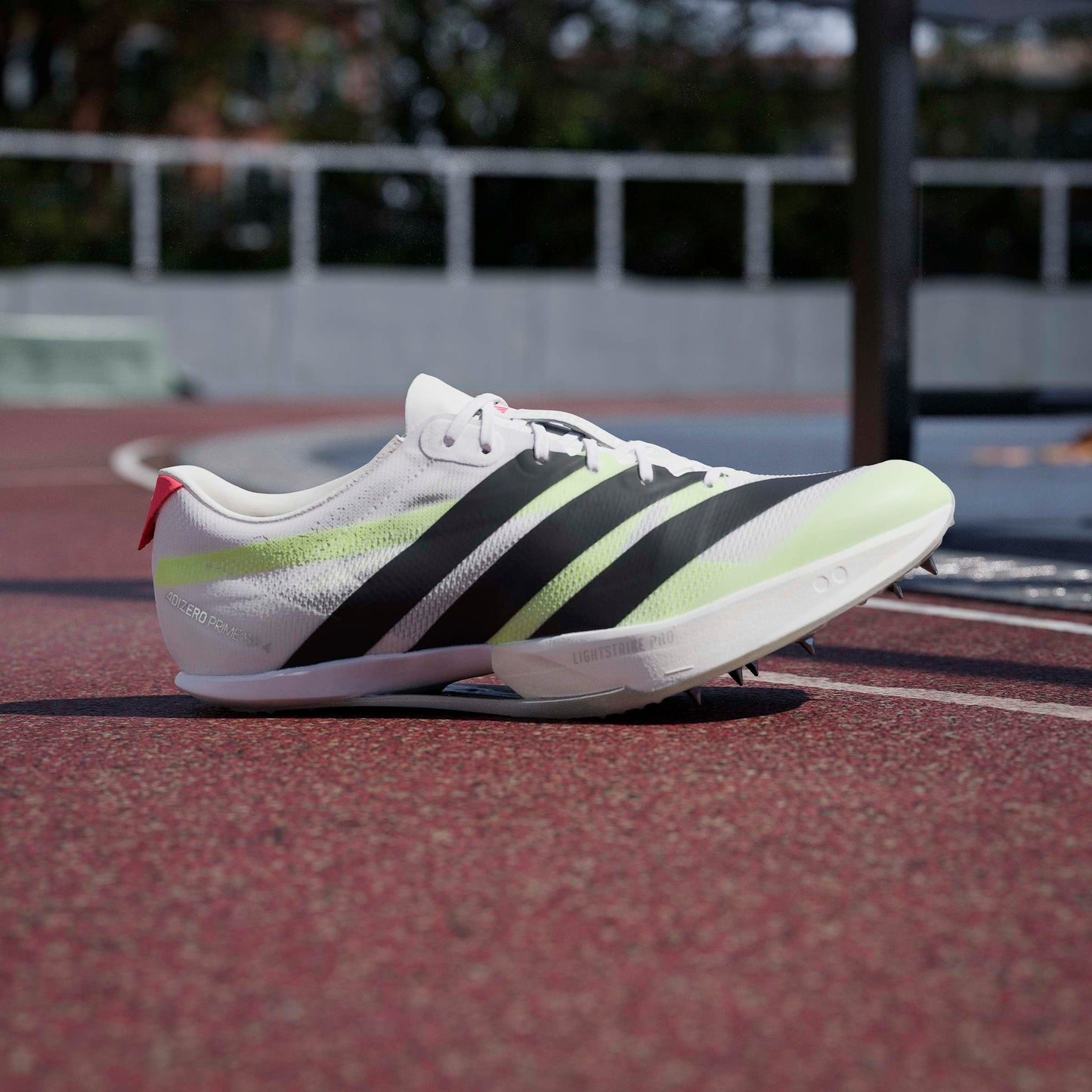 adidas Adizero Prime SP 4 Spikes | Cloud White / Core Black / Lucid Red | Unisex
