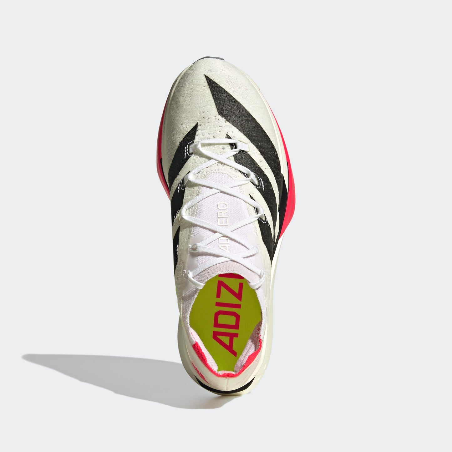 adidas Adizero Prime X3 Strung | Footwear White / Core Black / Lucid Red | Unisex