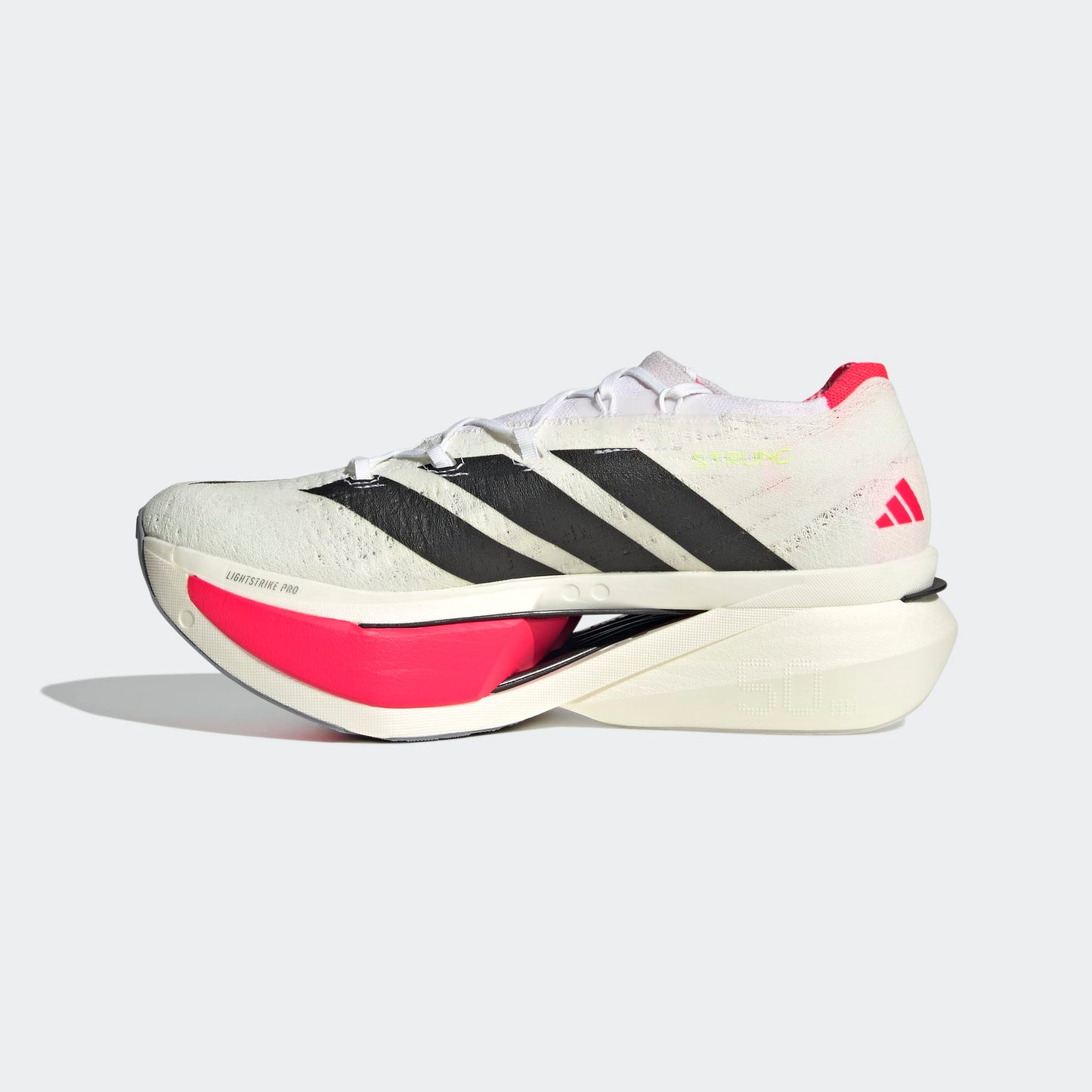 adidas Adizero Prime X3 Strung | Footwear White / Core Black / Lucid Red | Unisex