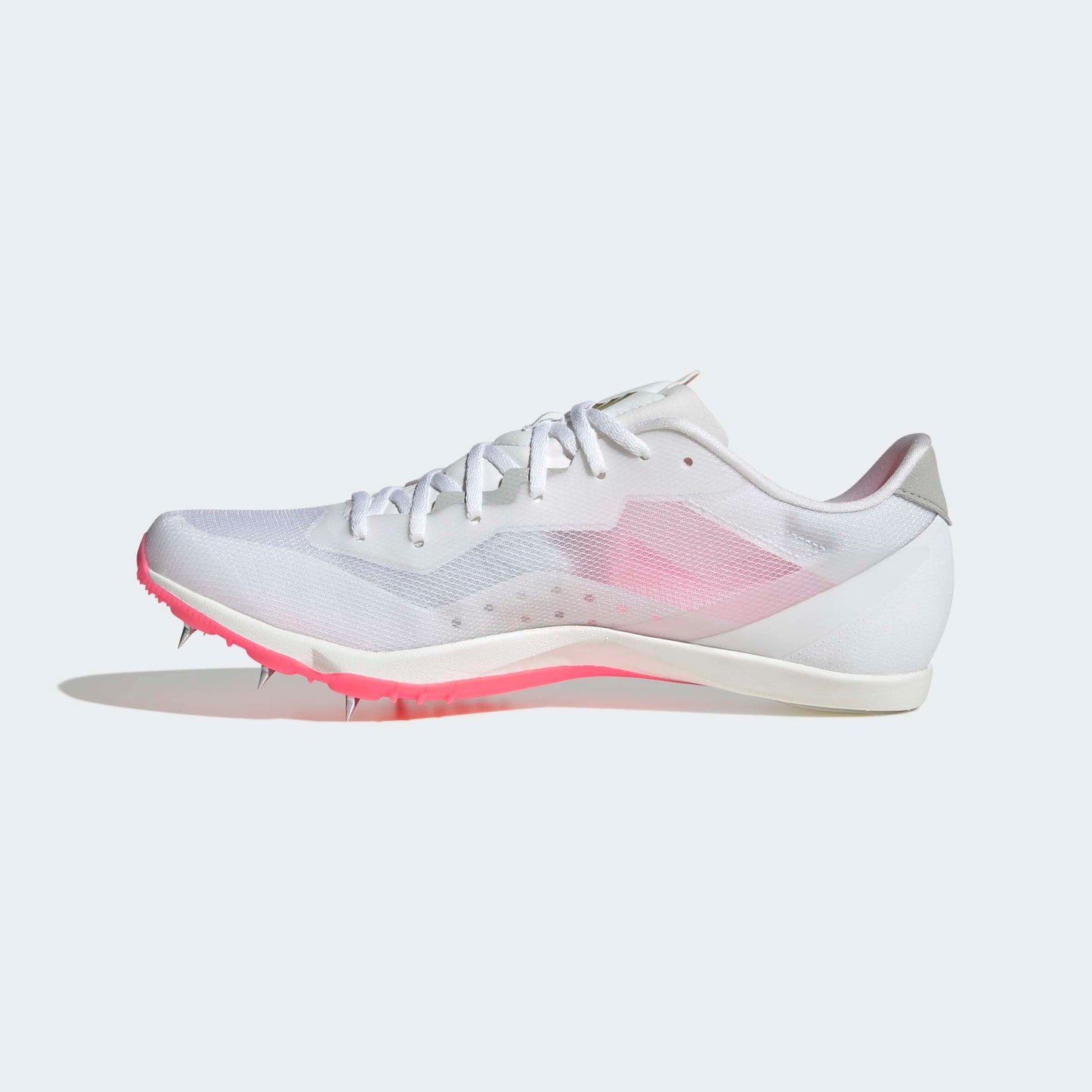 adidas Distancestar Spikes | Cloud White / Solar Turbo / Gold Metallic | Unisex