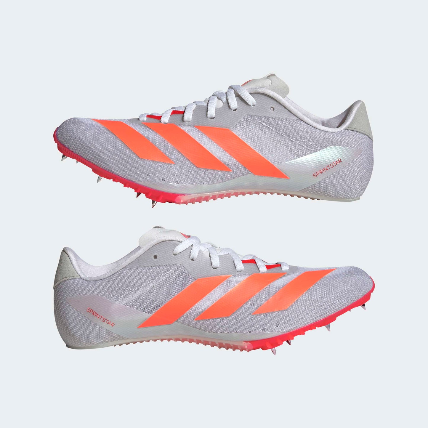 adidas Sprintstar Spikes | Cloud White / Lucid Orange / Lucid Red | Unisex