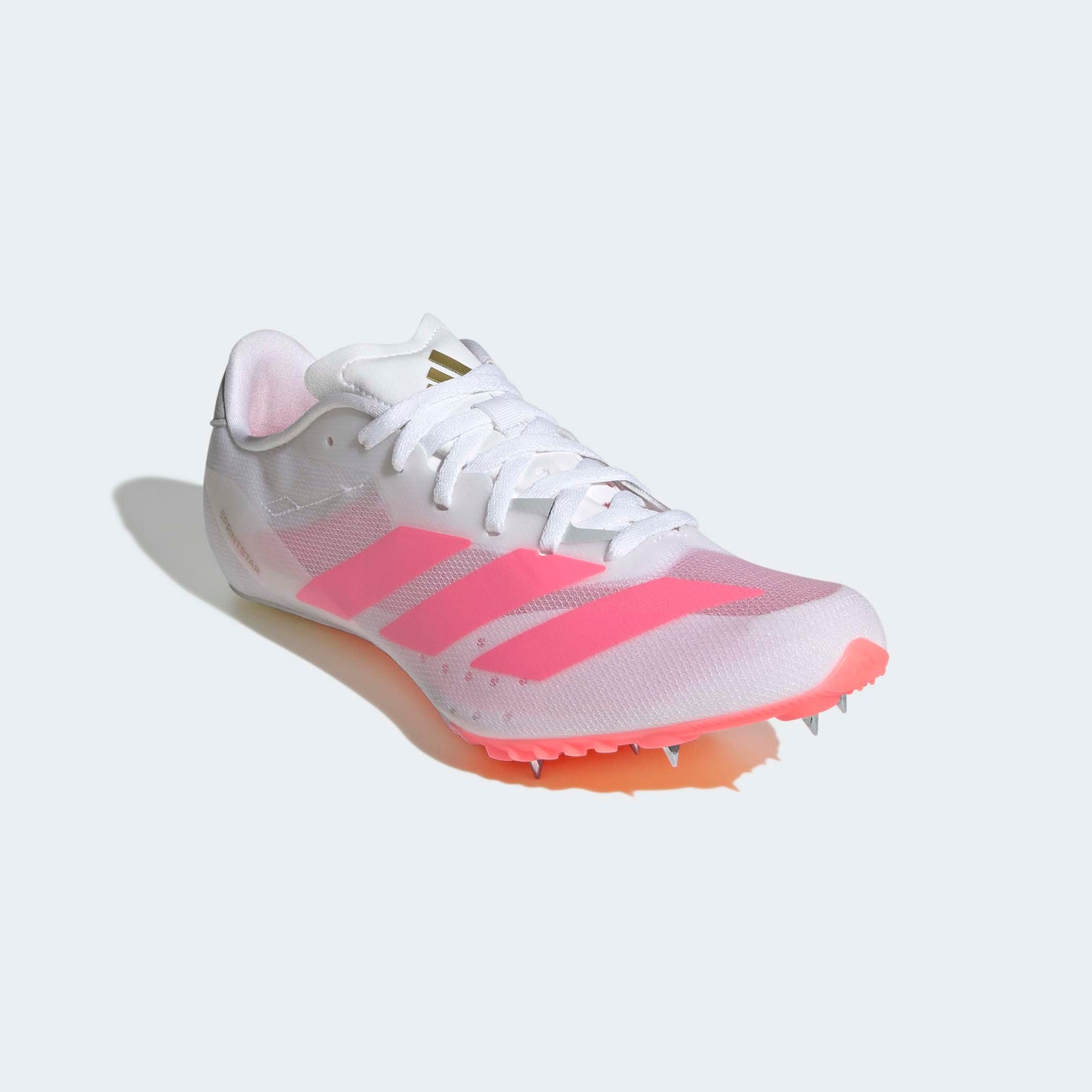 adidas Sprintstar Spikes | Cloud White / Solar Turbo / Gold Metallic | Unisex