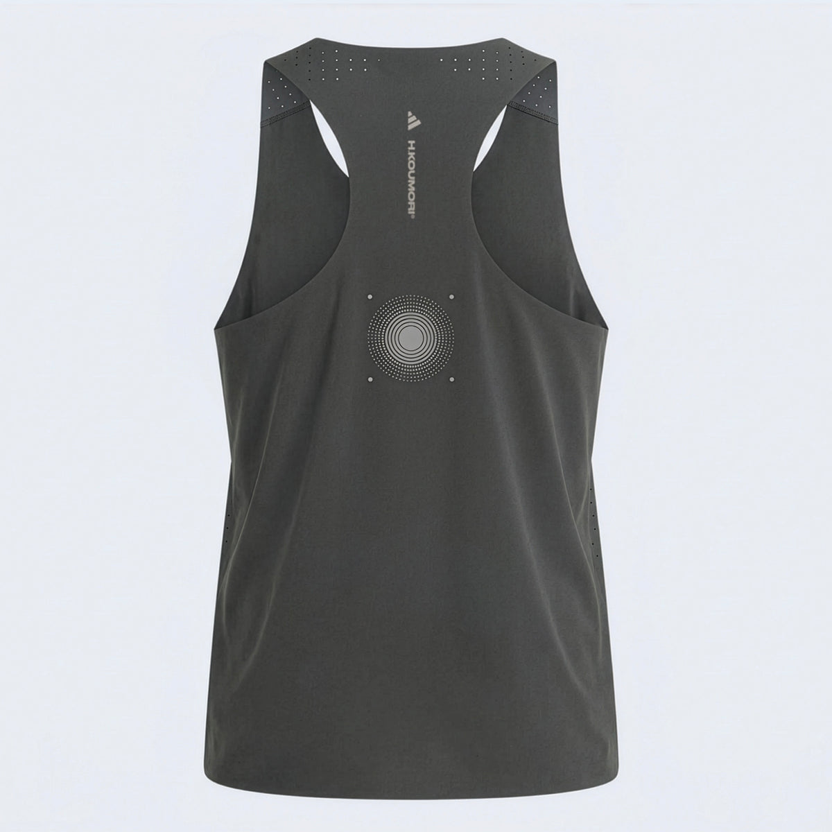 adidas H.Koumori Running Singlet | Charcoal | Mens