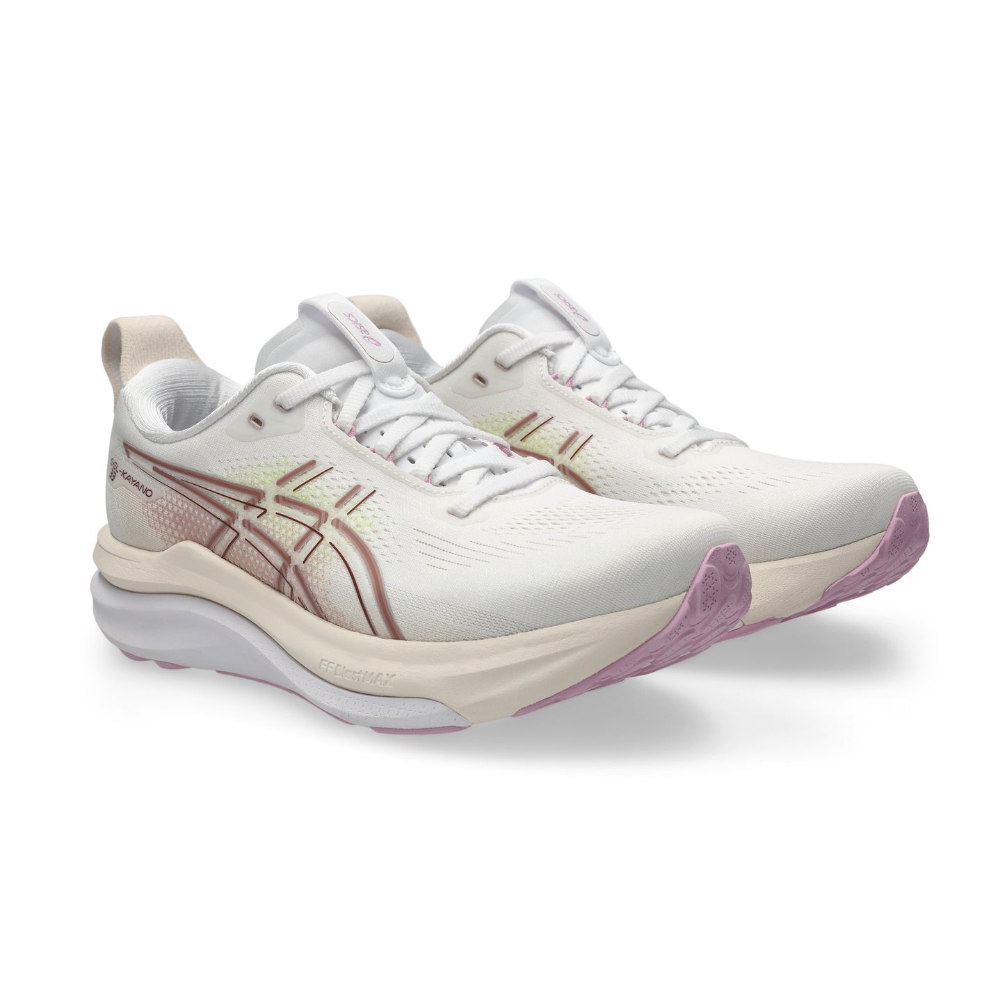 Asics Gel-Kayano 33 | White / Hazy Lilac | Womens