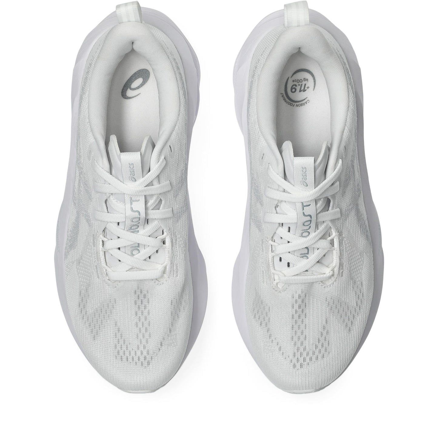 Asics Novablast 5 | White / Piedmont Grey | Womens