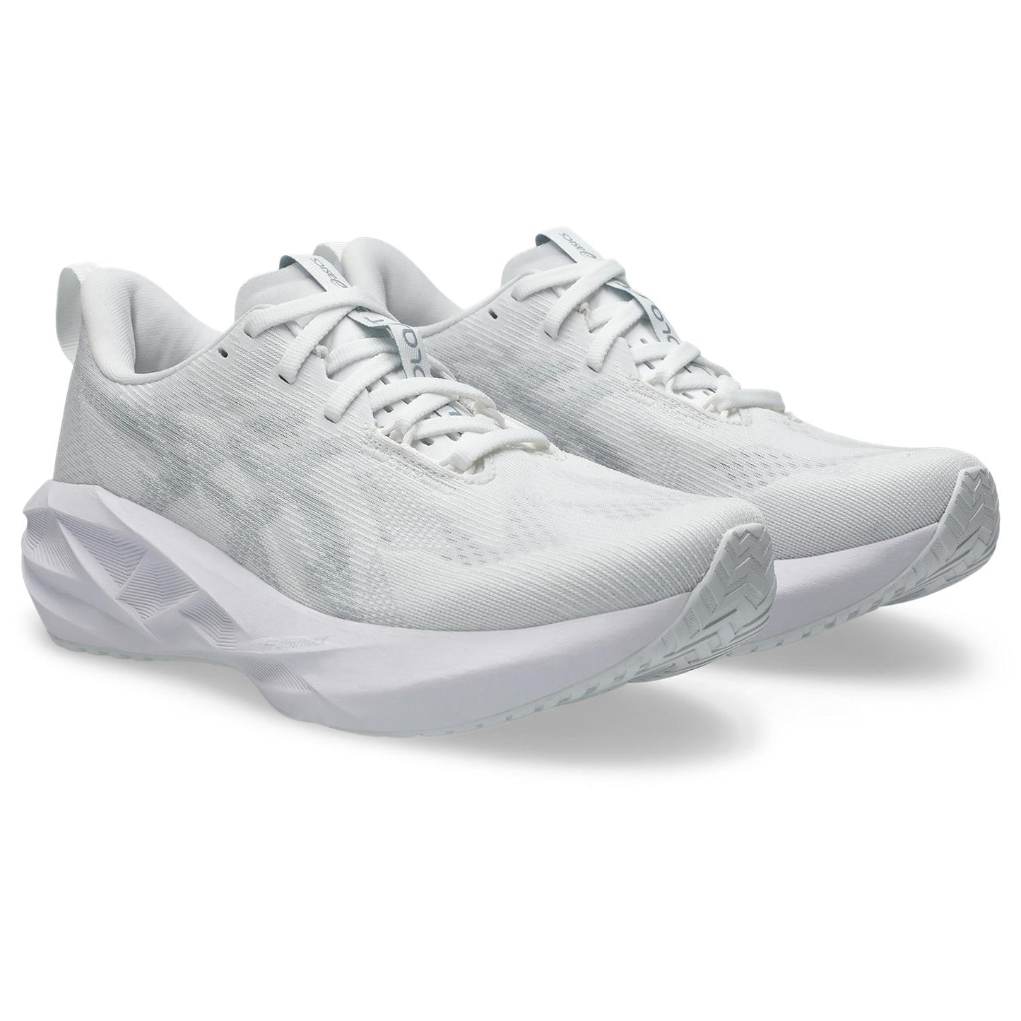 Asics Novablast 5 | White / Piedmont Grey | Womens