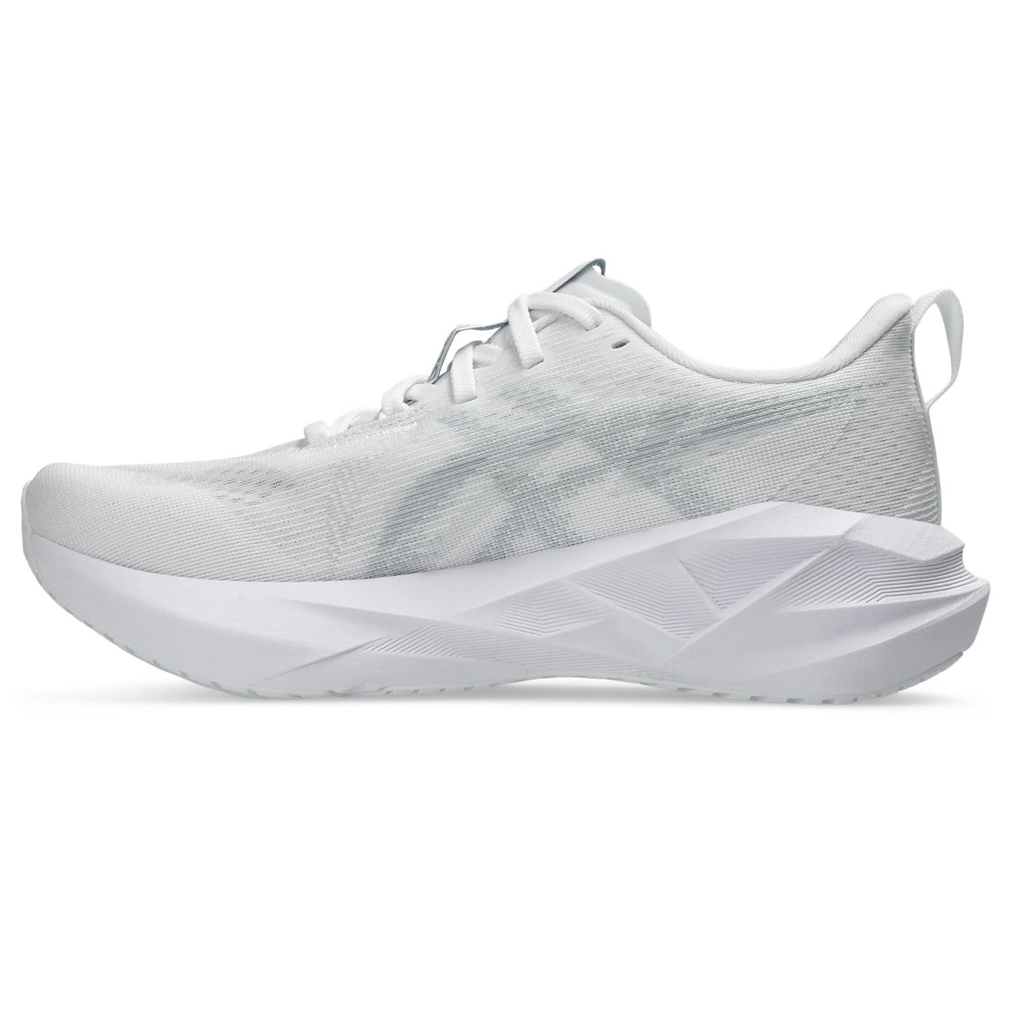 Asics Novablast 5 | White / Piedmont Grey | Womens