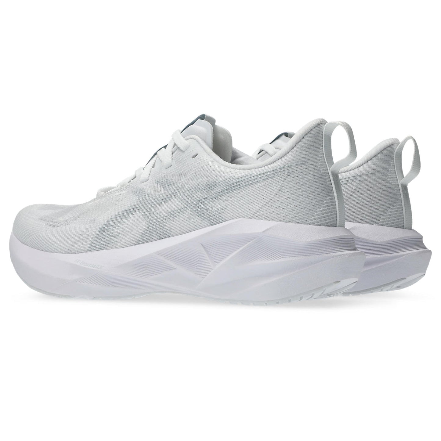Asics Novablast 5 | White / Piedmont Grey | Womens