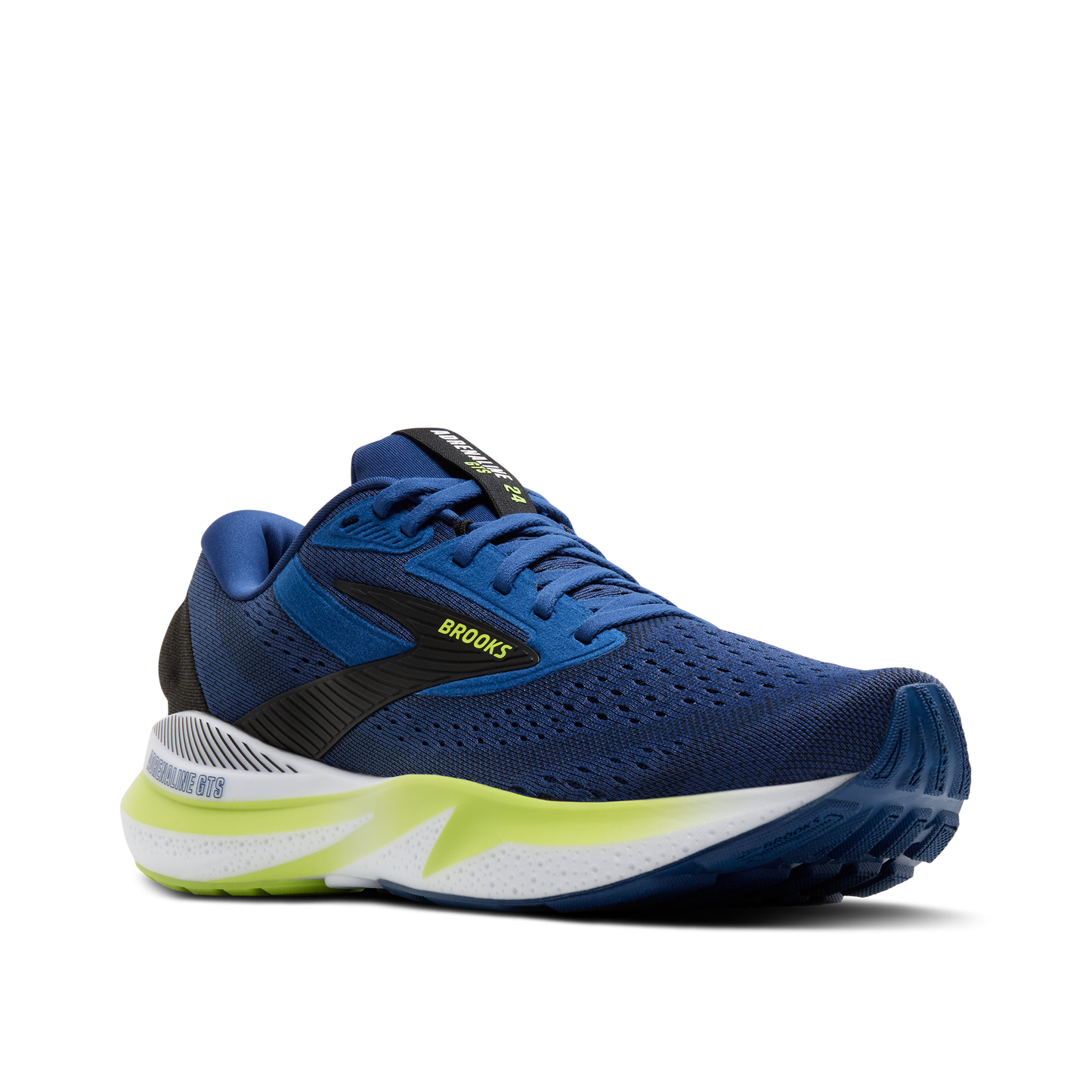 Brooks Adrenaline GTS 24 | Navy Peony / Black / Lime | Mens