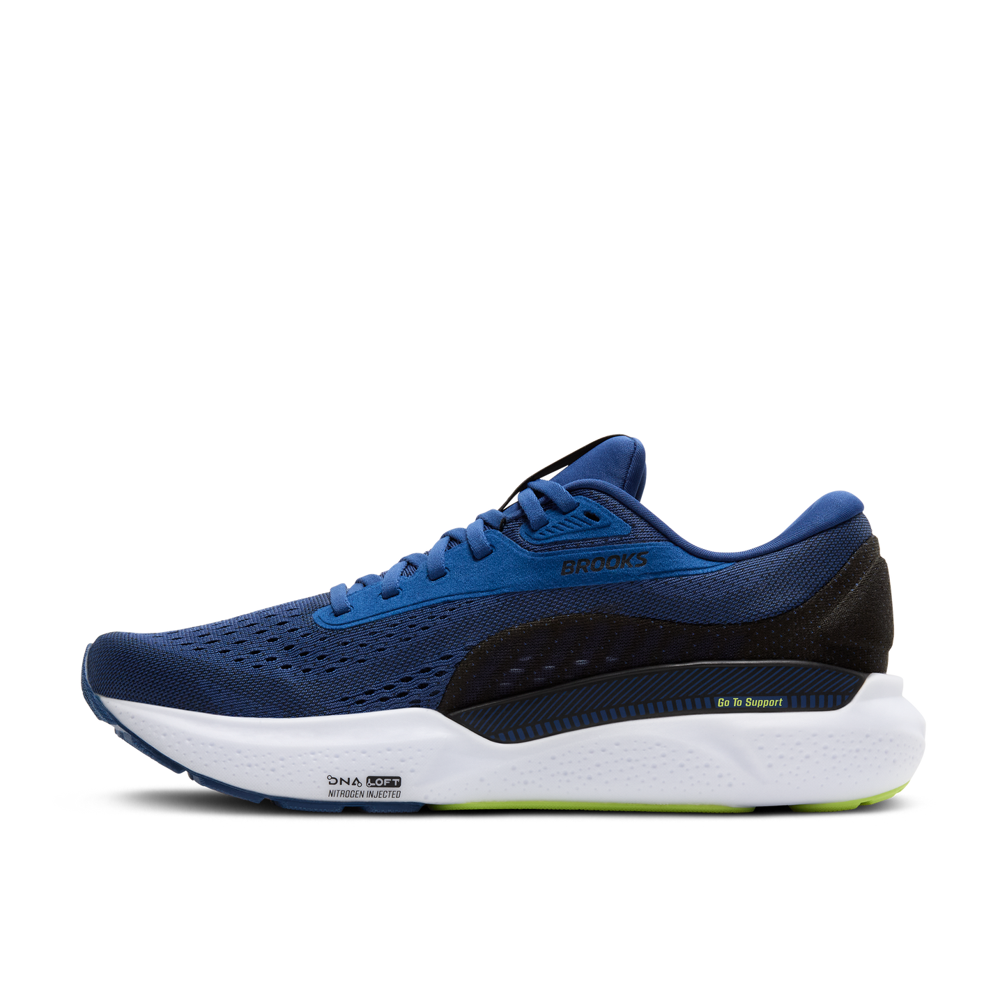 Brooks Adrenaline GTS 24 | Navy Peony / Black / Lime | Mens