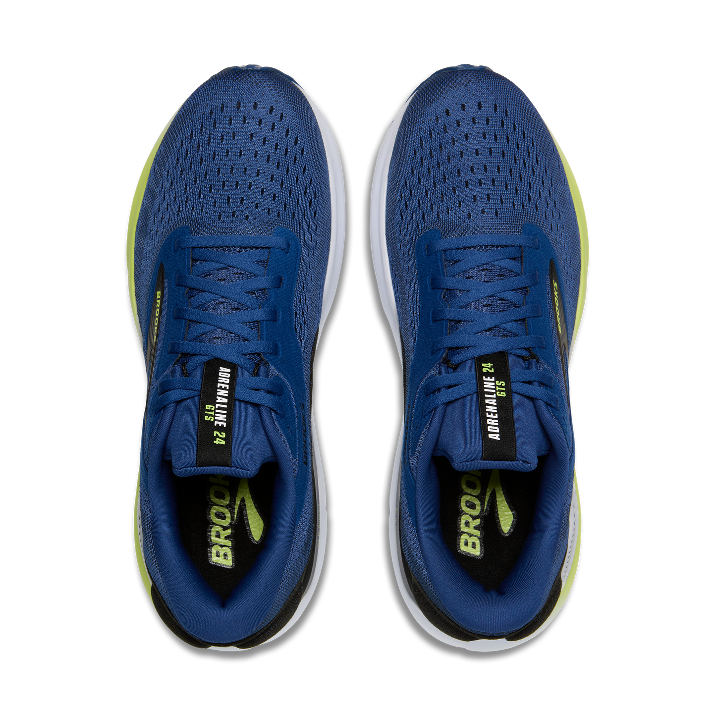 Brooks Adrenaline GTS 24 | Navy Peony / Black / Lime | Mens