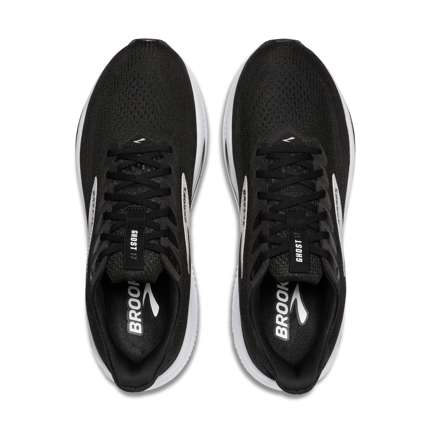 Brooks Ghost 17 | Black / White | Womens