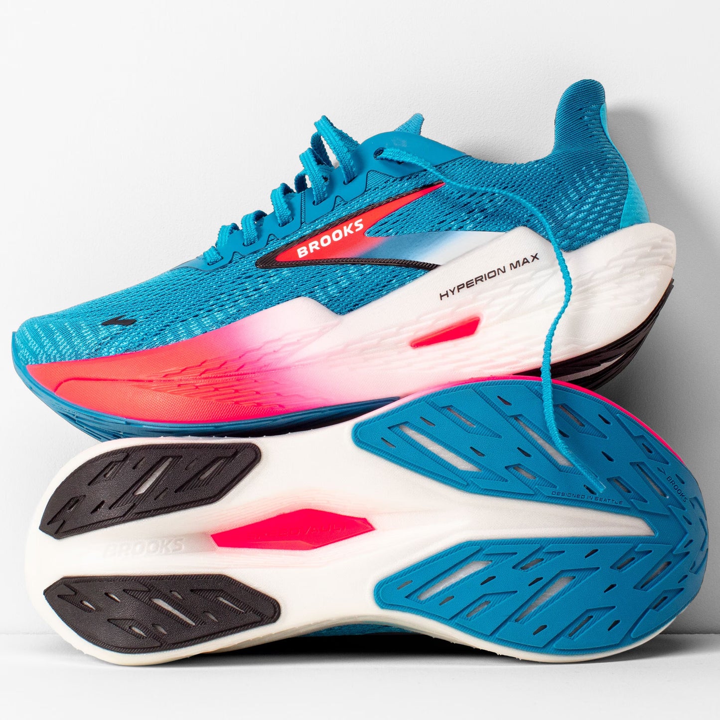 Brooks Hyperion Max 2 | Crystal Sea / Di Pink / Black | Womens