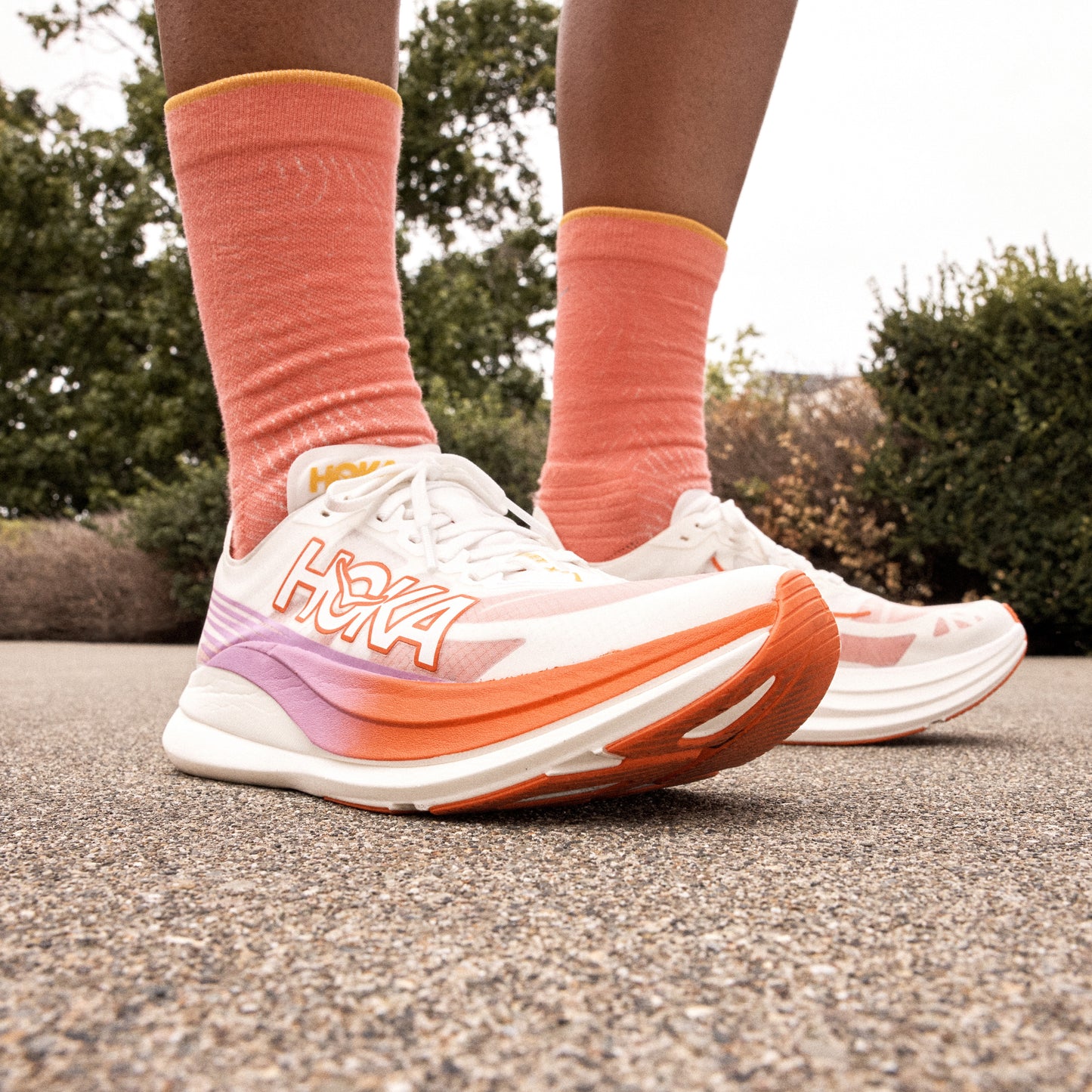 Hoka Rocket X 2 | Frost / Lava | Unisex