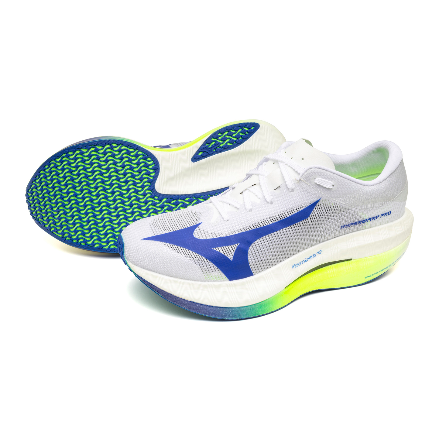 Mizuno Hyperwarp Pro | White / Lightning Yellow / Dazzling Blue | Unisex