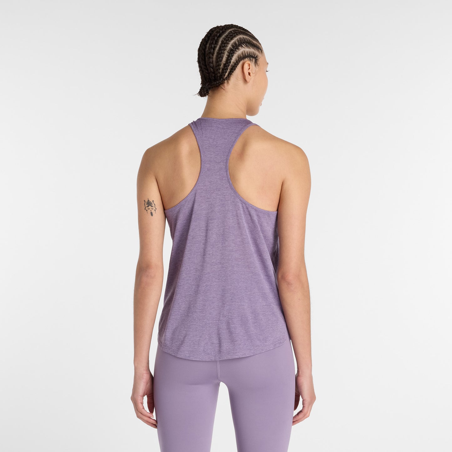 New Balance Athletics Tank | Candied Violet Heather | Womens