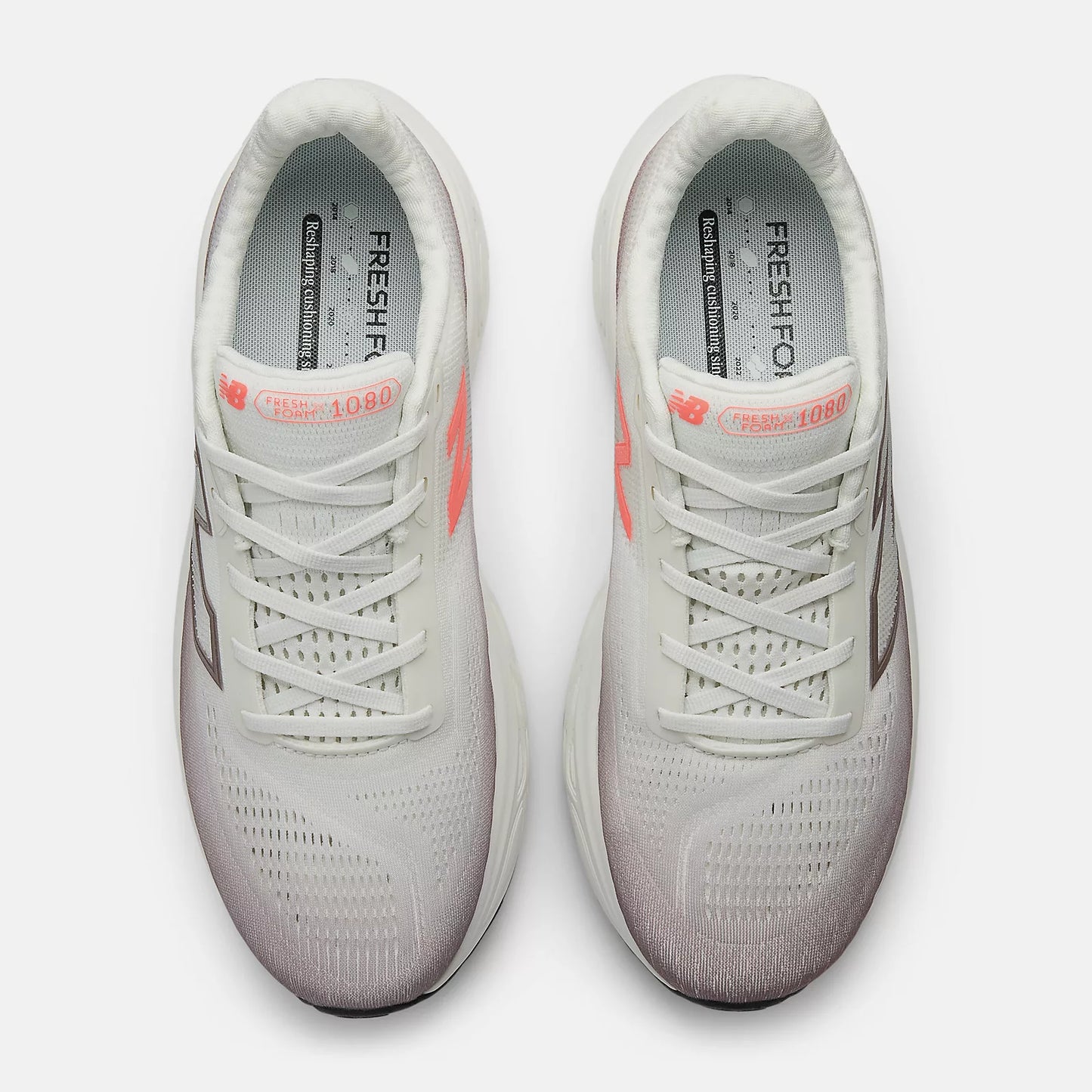 New Balance Fresh Foam X 1080 v14 Wide | Earth Shadow / Urgent Red | Mens