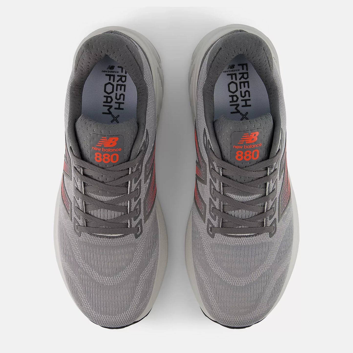 New Balance Fresh Foam X 880 v15 | Slate Grey / Reflection / Urgent Red | Mens