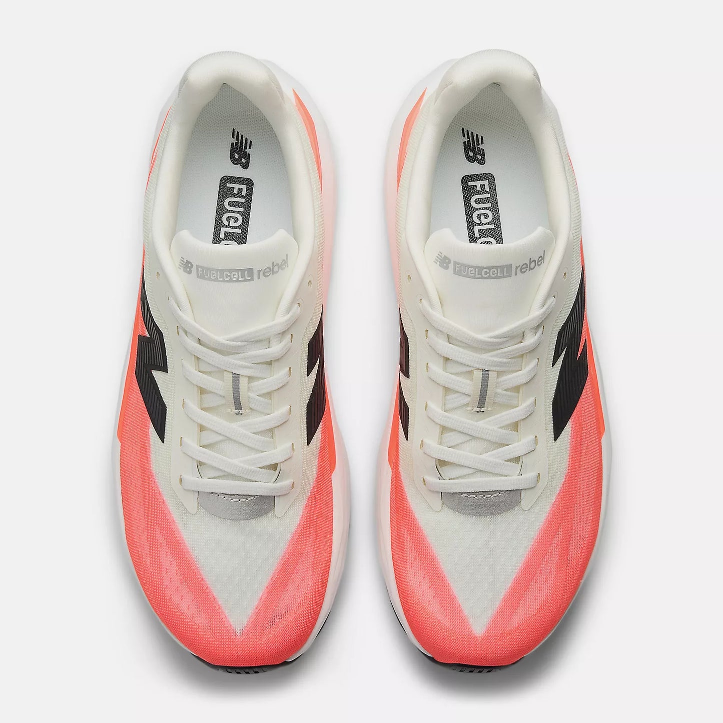 New Balance FuelCell Rebel v5 Wide | Urgent Red / White / Sea Salt | Mens