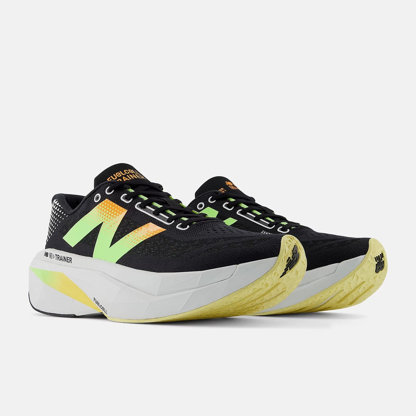 New Balance FuelCell SuperComp Trainer v3 | Black / Phantom / Bleached Lime | Mens