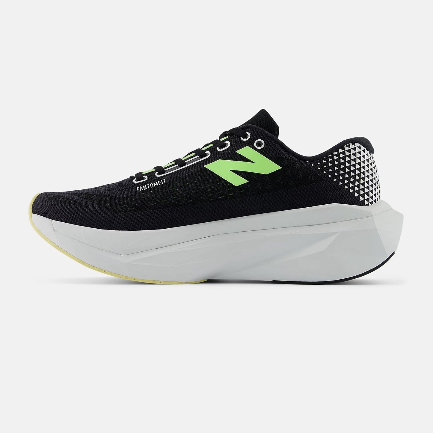 New Balance FuelCell SuperComp Trainer v3 | Black / Phantom / Bleached Lime | Mens