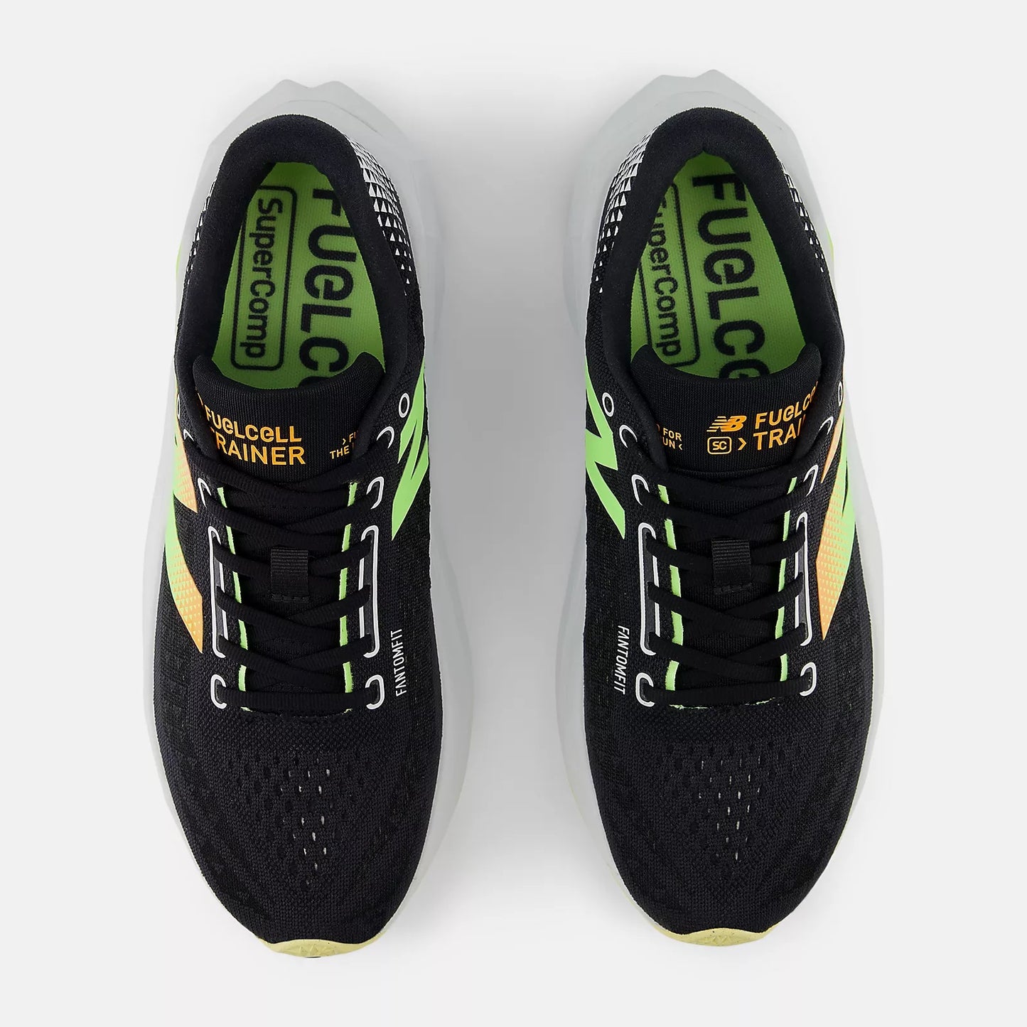 New Balance FuelCell SuperComp Trainer v3 | Black / Phantom / Bleached Lime | Mens