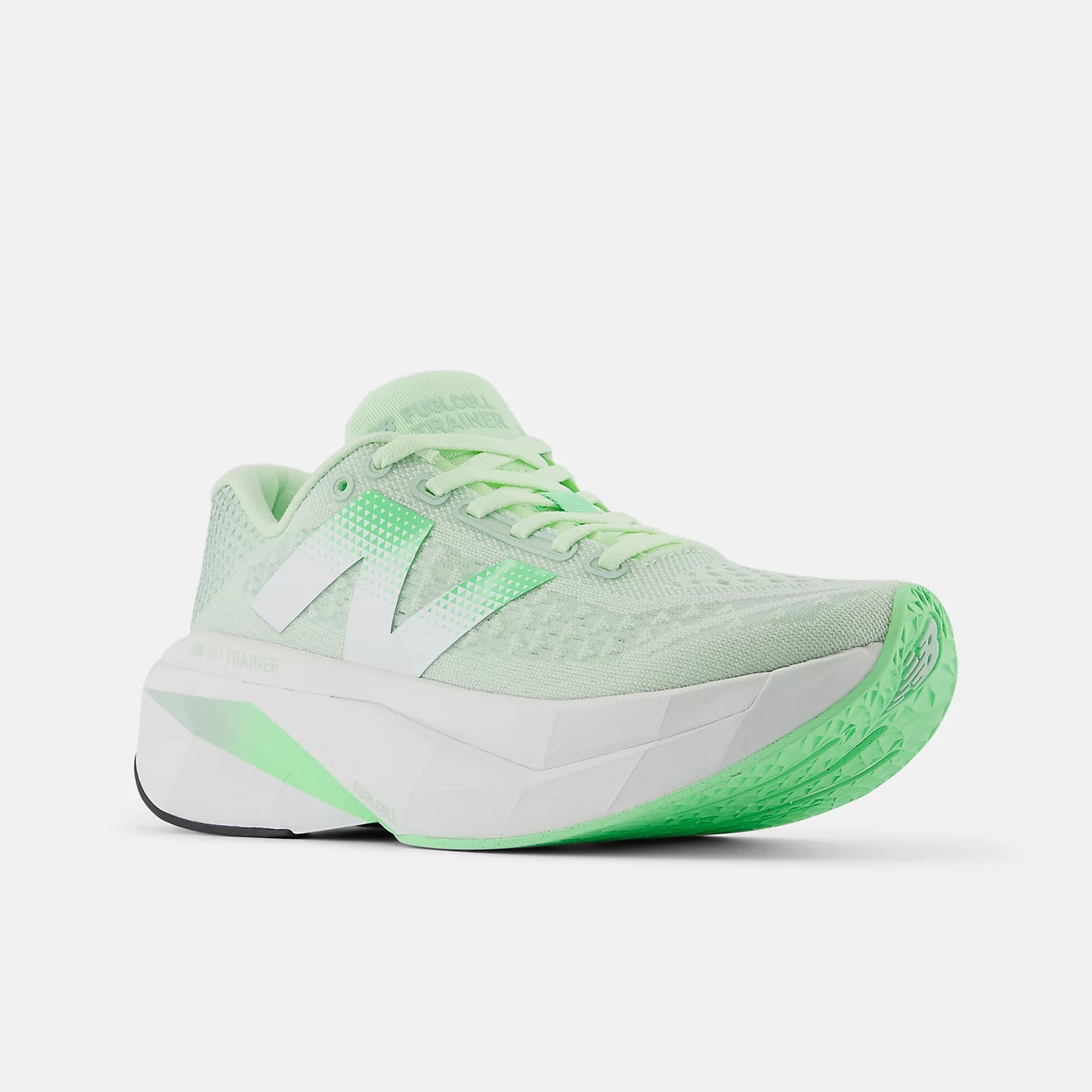 New Balance FuelCell SuperComp Trainer v3 | Melon Water / Clay Ash / White | Womens