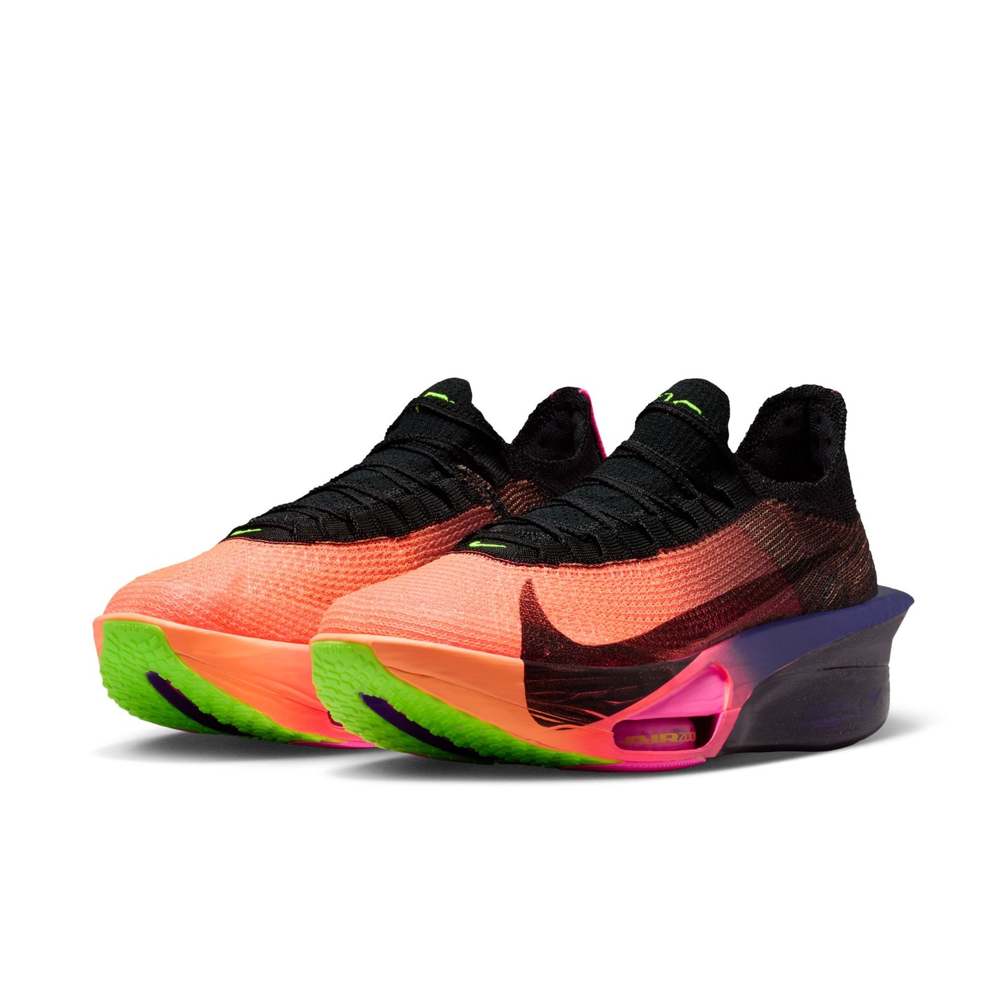 Nike Alphafly 3 Glam | Orange Pulse / Black / Purple Dynasty | Mens