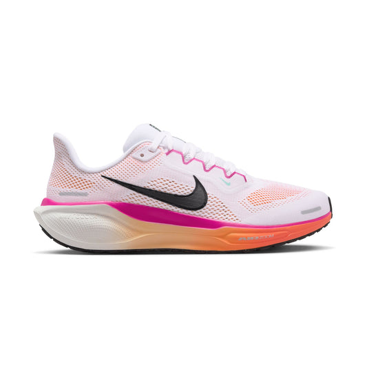 Nike Pegasus 41 | White / Black / Fire Pink / Orange Pulse | Womens