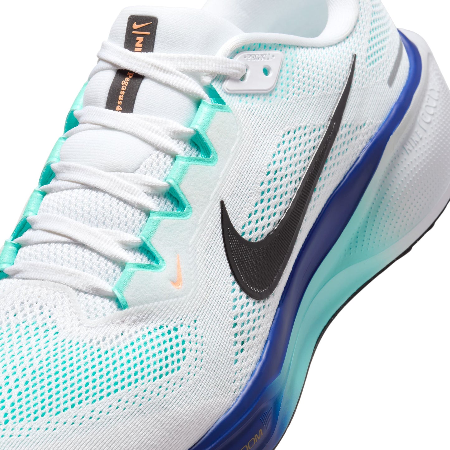 Nike Pegasus 41 | White / Black / Hyper Turquoise / Concord | Mens