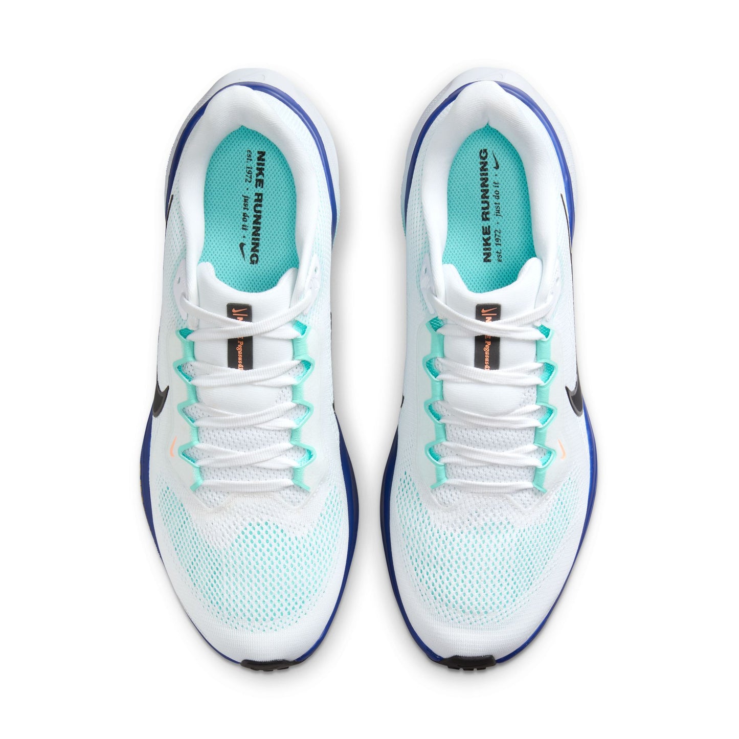 Nike Pegasus 41 | White / Black / Hyper Turquoise / Concord | Mens