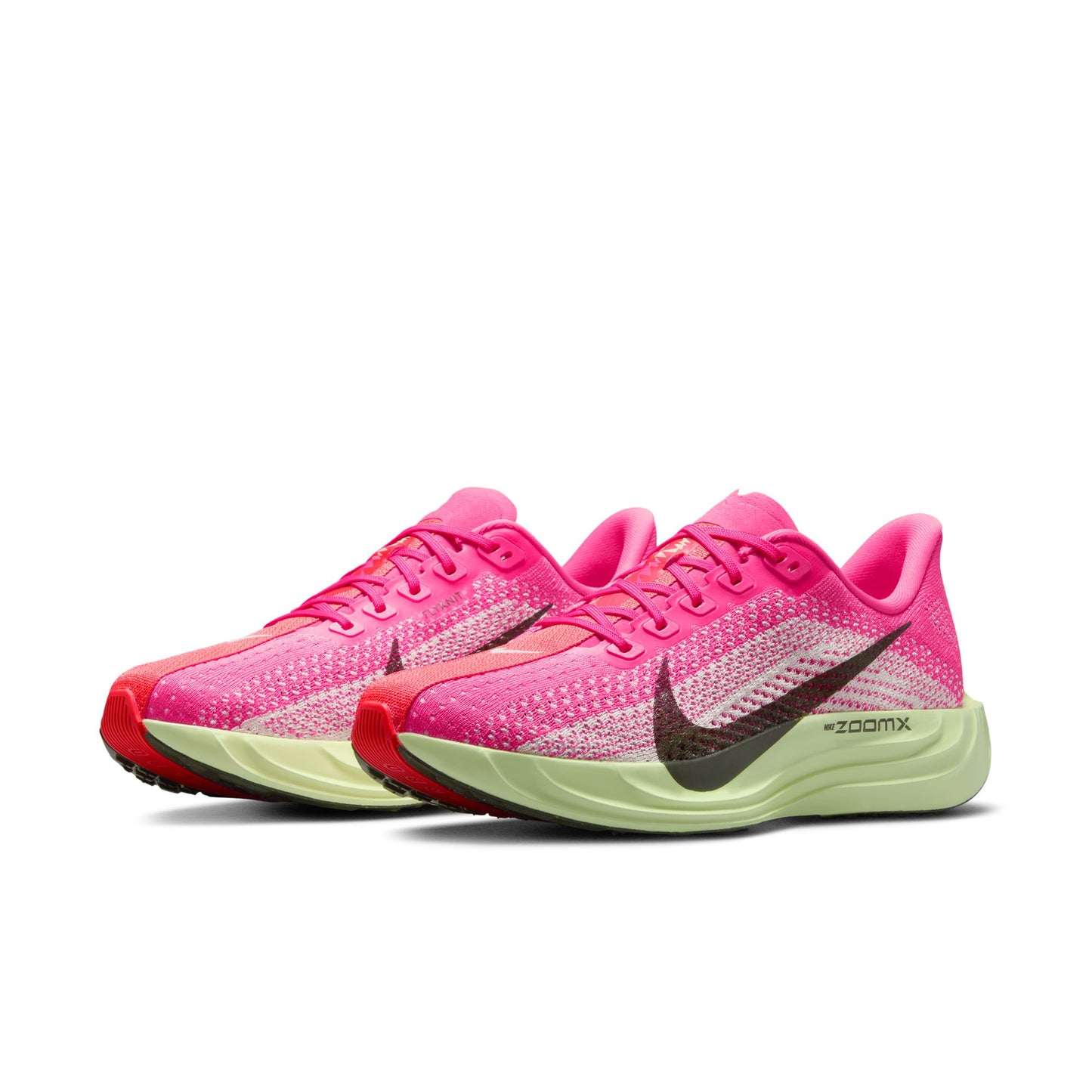 Nike Pegasus Plus | Hyper Pink / Sequoia / Bright Crimson | Womens
